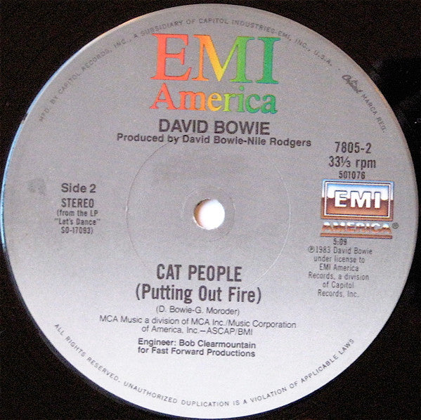 David Bowie : Let's Dance (12", Single)