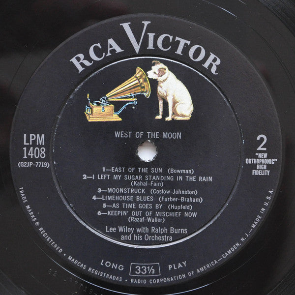 Lee Wiley : West Of The Moon (LP, Album, Mono, ind)