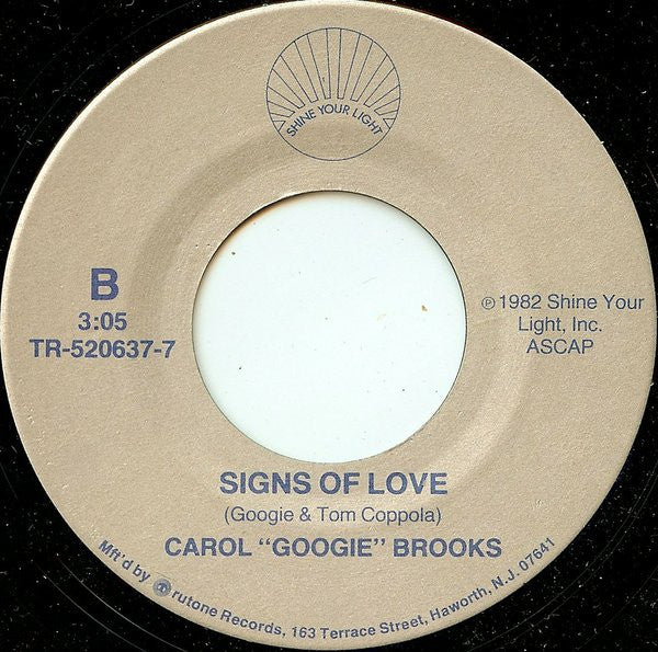 Carol "Googie" Brooks* : Make Up Your Mind (7", Single)