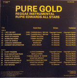 Rupie Edwards All Stars : Pure Gold Reggae Instrumental Volume One (LP, Comp)
