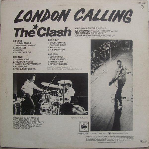 The Clash : London Calling (2xLP, Album)