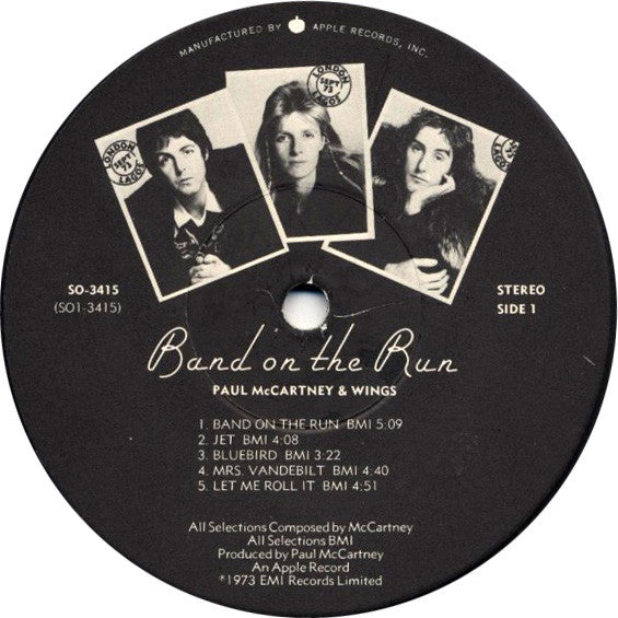 Paul McCartney & Wings* : Band On The Run (LP, Album)