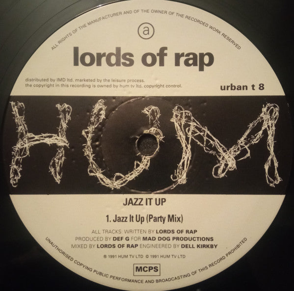 Lords Of Rap : Jazz It Up (12")