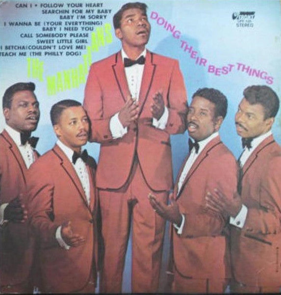 The Manhattans* : Doing Their Best Things (LP, Comp, Whi)