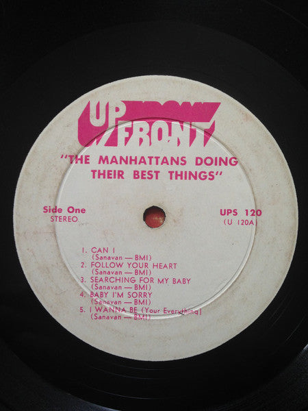 The Manhattans* : Doing Their Best Things (LP, Comp, Whi)