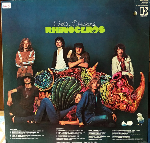 Rhinoceros (2) : Satin Chickens (LP, Album)