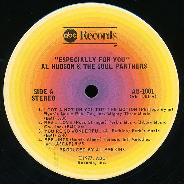Al Hudson & The Soul Partners* : Especially For You (LP, Album)