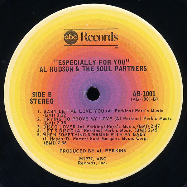 Al Hudson & The Soul Partners* : Especially For You (LP, Album)