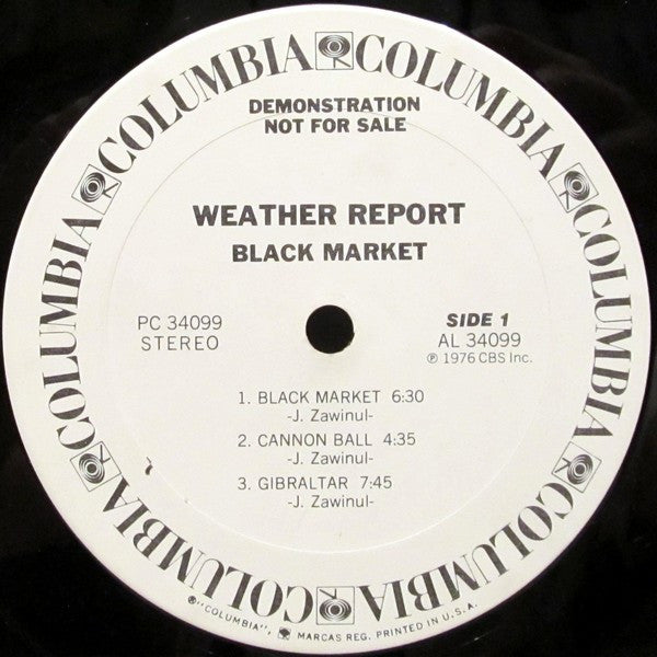 Weather Report : Black Market (LP, Album, Promo)