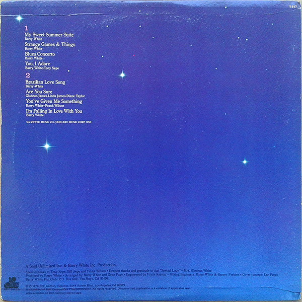 Love Unlimited Orchestra : My Sweet Summer Suite (LP, Album)