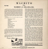 Machito : Plays Mambos And Cha-Cha-Cha (LP, Album, RE)