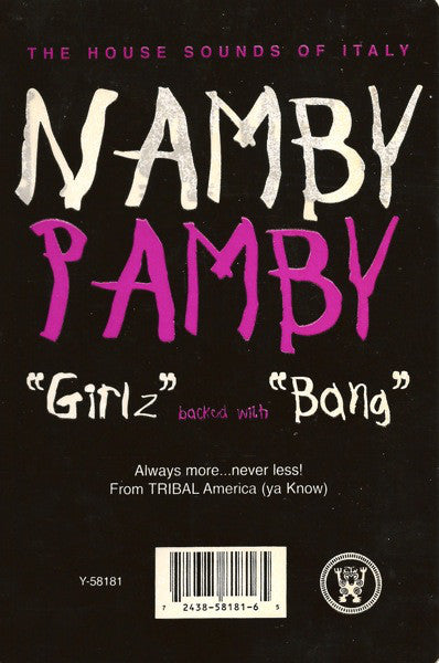 Namby Pamby : Girlz / Bang (12")