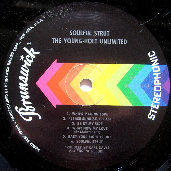 The Young-Holt Unlimited* : Soulful Strut (LP, Album, Pin)