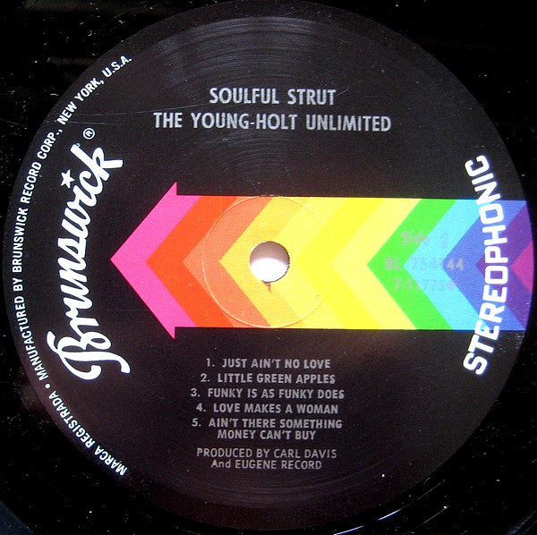 The Young-Holt Unlimited* : Soulful Strut (LP, Album, Pin)