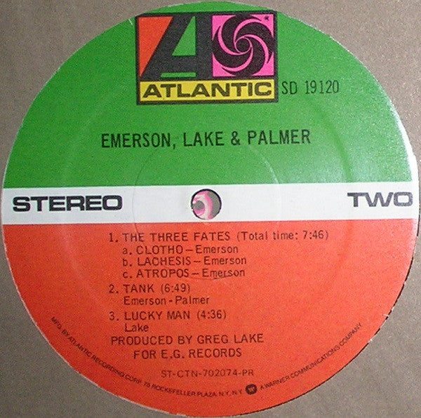 Emerson Lake & Palmer* : Emerson Lake & Palmer (LP, Album, RE, PR )