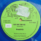 Simplicity : Loving Kind / The One For Me (12", Blu)