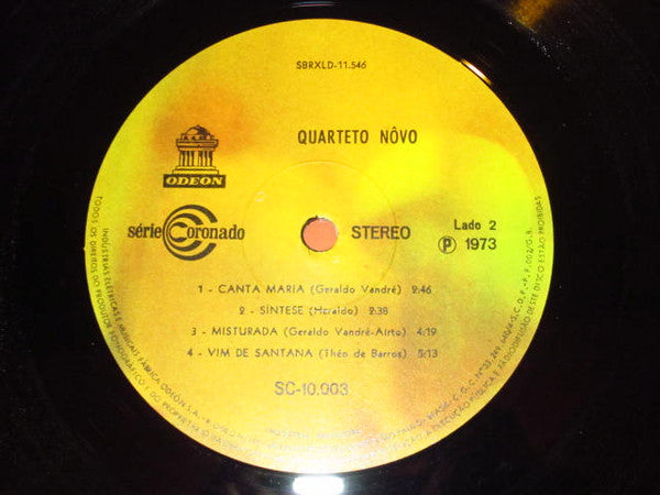 Quarteto Novo : Quarteto Novo (LP, RE)