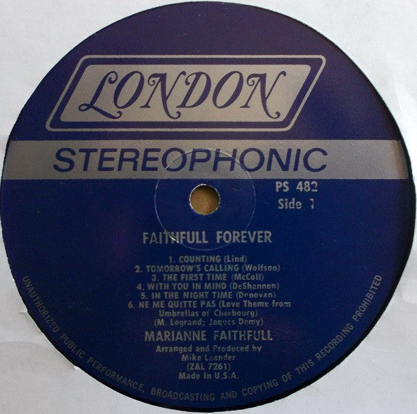 Marianne Faithfull : Faithfull Forever... (LP, Album)