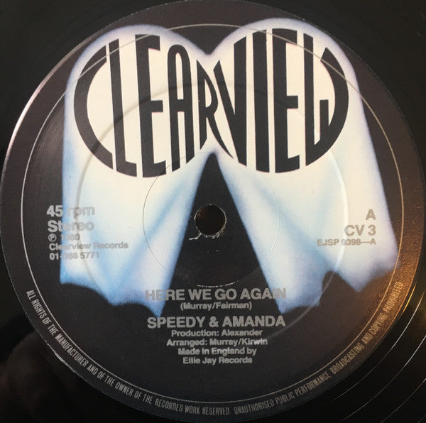 Speedy (24) & Amanda (31) : Here We Go Again (12")