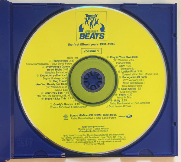 Various : Tommy Boy's Greatest Beats 1981 - 1996 (5xCD + Box, Comp)