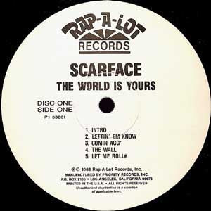 Scarface (3) : The World Is Yours (2xLP, Album)