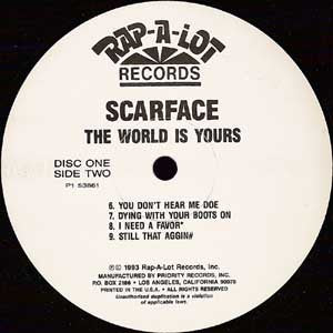 Scarface (3) : The World Is Yours (2xLP, Album)