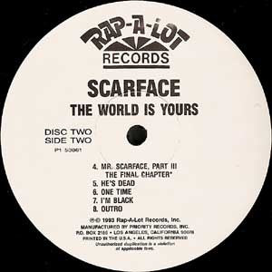 Scarface (3) : The World Is Yours (2xLP, Album)
