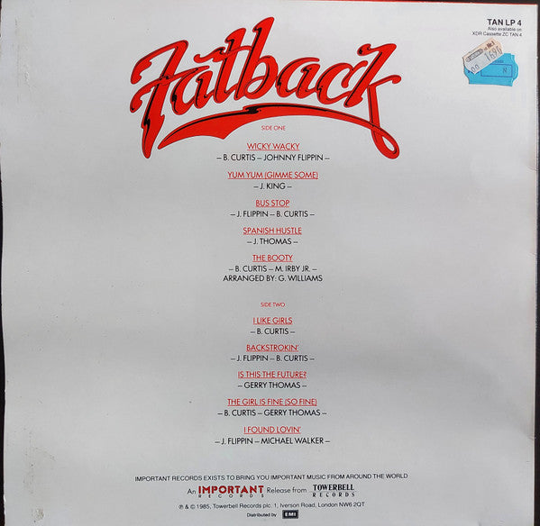 The Fatback Band : Fatback's Greatest Hits (LP, Comp)