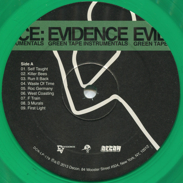 Evidence (2) : Green Tape Instrumentals (LP, Album, Tra)