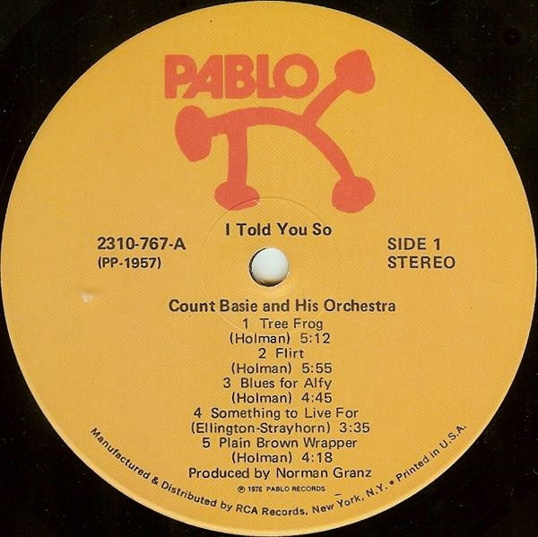 Count Basie And His Orchestra* : I Told You So (LP, Album)