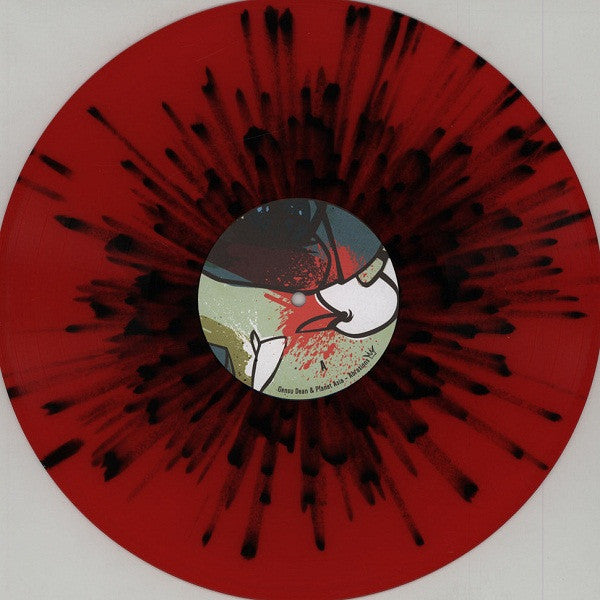 Gensu Dean & Planet Asia : Abrasions (2xLP, Red + Flexi, 7", S/Sided, Red + Album, Ltd)