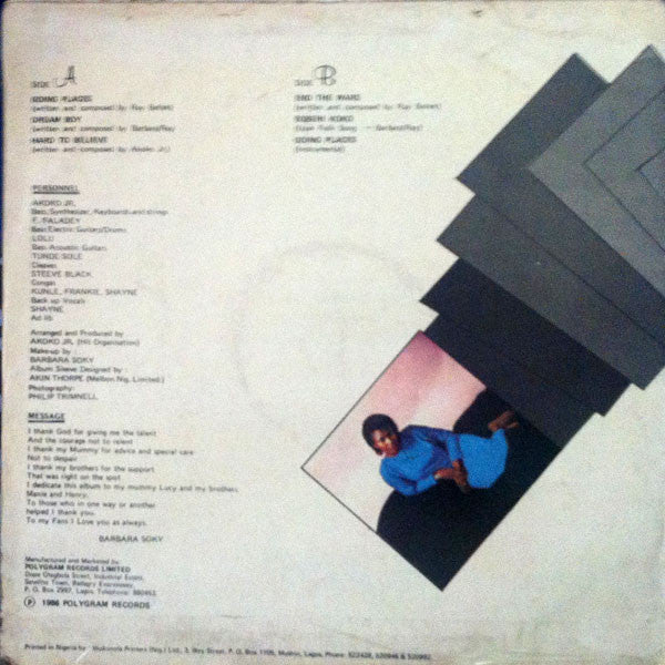 Barbara Soky : Going Places (LP, Album)