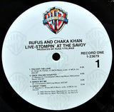 Rufus & Chaka Khan : Live - Stompin' At The Savoy (2xLP, Album, All)