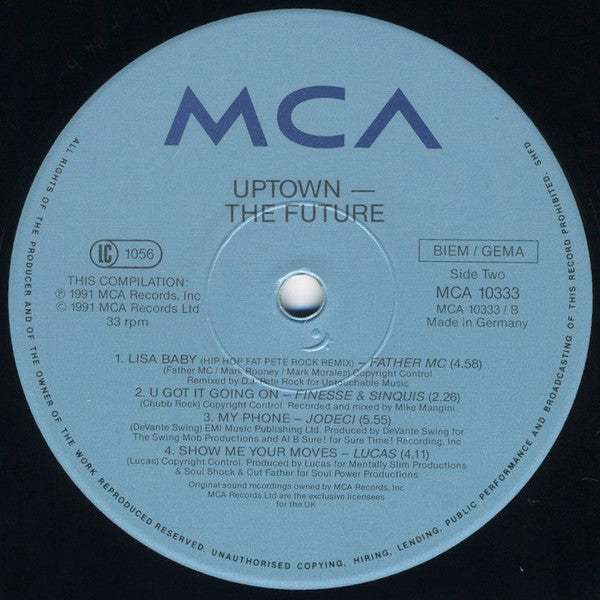 Various : Uptown The Future (LP, Album, Comp)