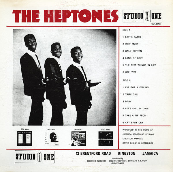The Heptones : The Heptones (LP, Album, MP, RE)