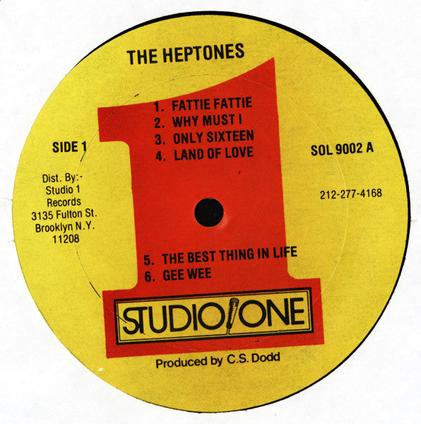 The Heptones : The Heptones (LP, Album, MP, RE)