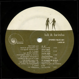 Luli & Lucinha* : Luli & Lucinha (LP, Album)