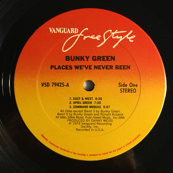 Bunky Green : Places We've Never Been (LP)