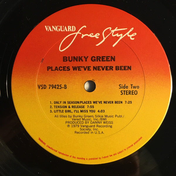 Bunky Green : Places We've Never Been (LP)