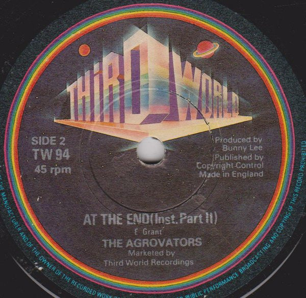 Jackie Edwards : At The End (7", Single)