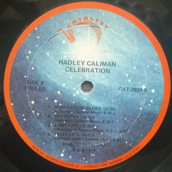 Hadley Caliman : Celebration (LP, Album)