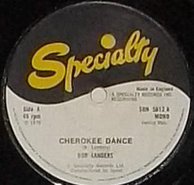Bob Landers / Jimmy Liggins : Cherokee Dance / Drunk (7", Single, Mono)