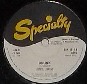 Bob Landers / Jimmy Liggins : Cherokee Dance / Drunk (7", Single, Mono)