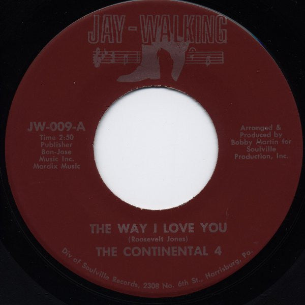 The Continental 4 : The Way I Love You  (7", Single)