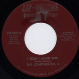 The Continental 4 : The Way I Love You  (7", Single)