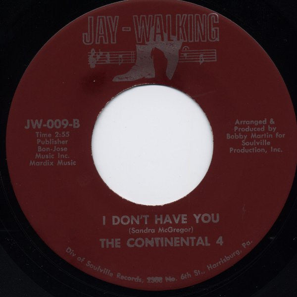 The Continental 4 : The Way I Love You  (7", Single)