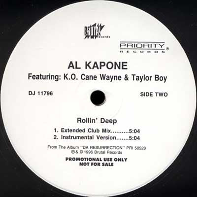 Al Kapone : Rollin' Deep (12")