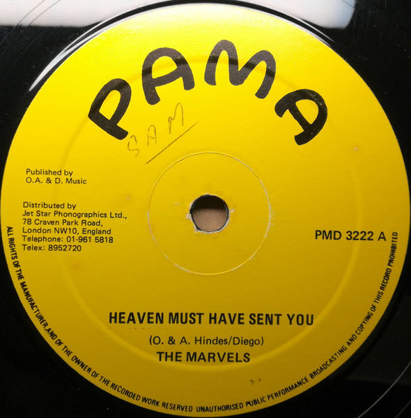 The Marvels : Heaven Must Have Sent You (10")
