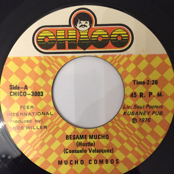 Mucho Combos : Besame Mucho / Do The Hustle (7", Single)