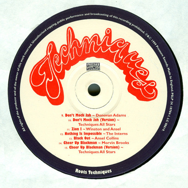 Various : Roots Techniques (LP, Comp)